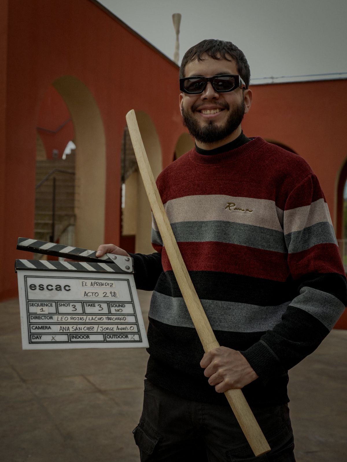 Leo Rojas dirigiendo en el Parc Audiovisual de Catalunya, Barcelona (Foto 01)